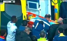  إنقاذ محمد حمدي بعد بلع لسانه خلال مباراة بتروجيت