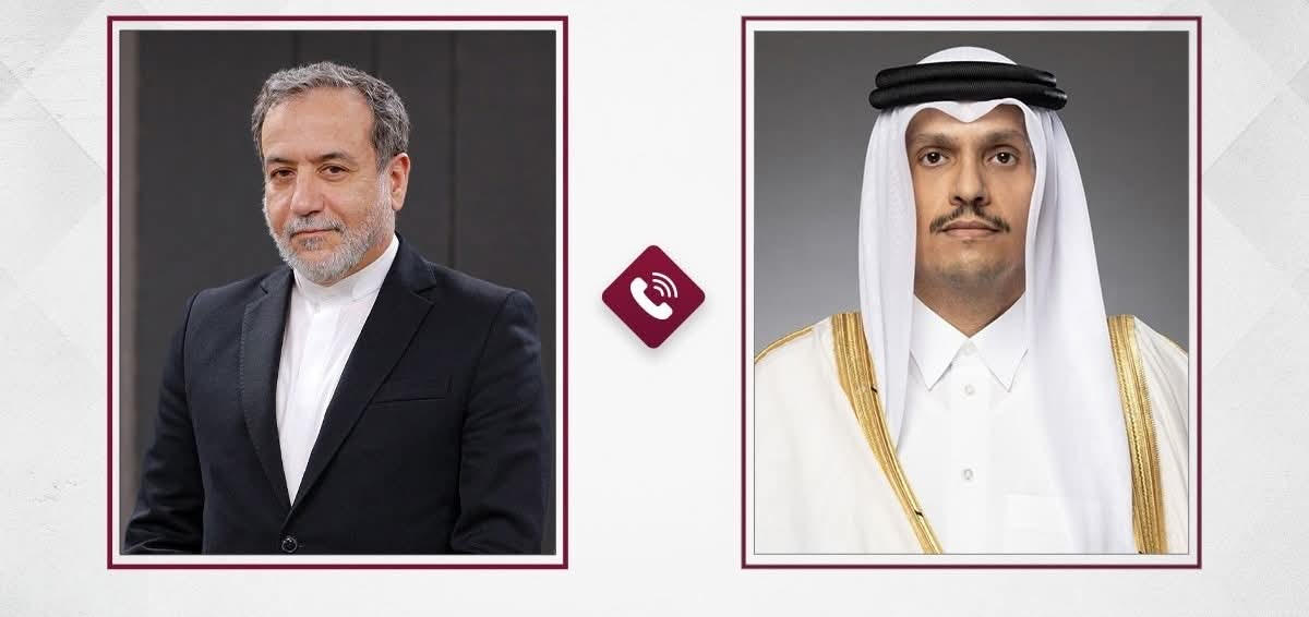 رئيس وزراء قطر ووزير خارجية إيران يبحثان هاتفيا مسار المفاوضات بين واشنطن وطهران