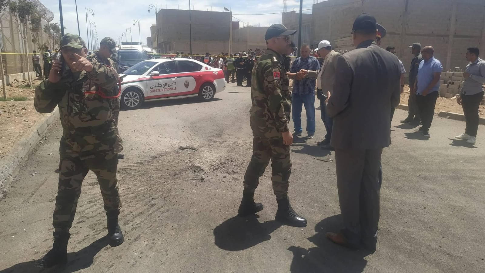 سقوط ثلاث مقذوفات متفجرة في مدينة السمارة المغربية وإصابة امرأة