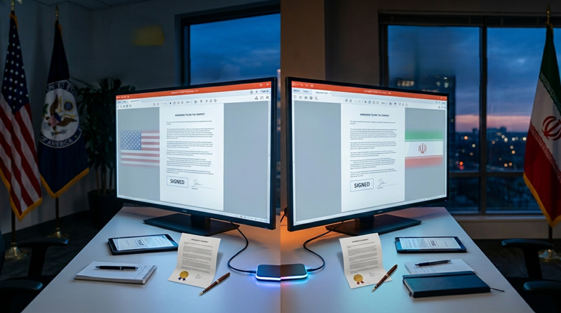  اجتماع افتراضي مرتقب بين واشنطن وطهران لتوقيع مذكرة تفاهم واتفاق سلام
