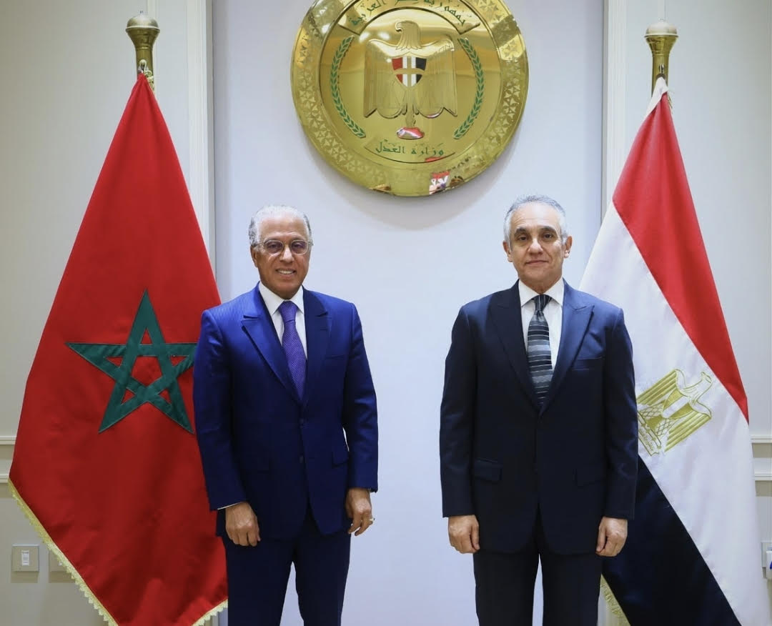 وزير العدل يستقبل سفير المملكة المغربية لبحث تطوير آفاق التعاون القضائي المشترك