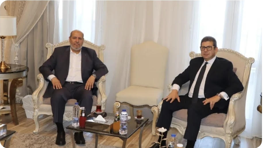 رئيس المخابرات العامة المصرية يستقبل خليل الحية والوفد المرافق له