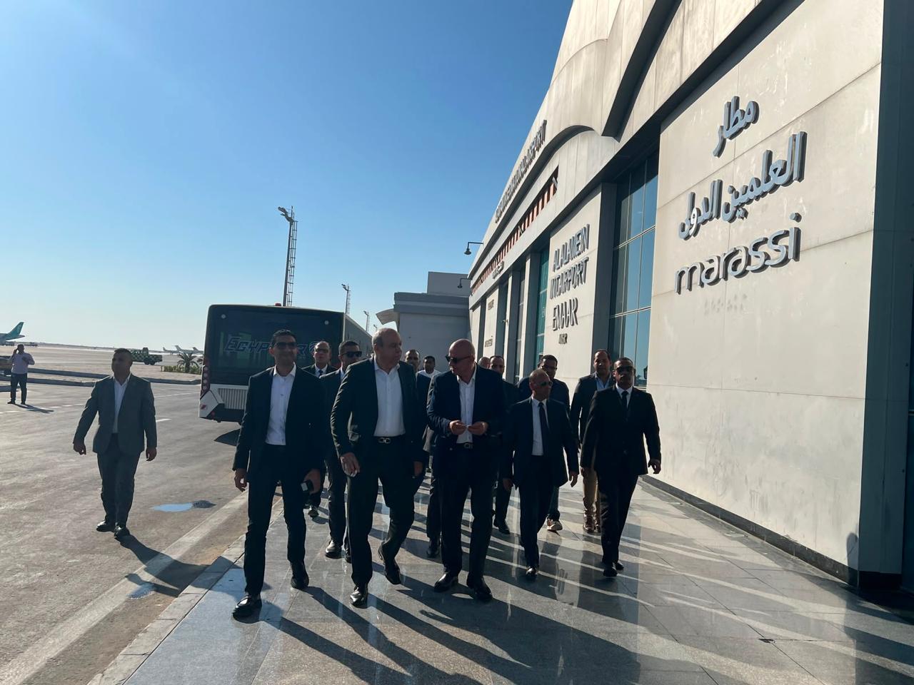 وزير الطيران يتفقد إستعدات مطار العلمين الدولي قبل انطلاق النسخة الثانية من معرض العلمين الدولي للطيران والفضاء “EIAS 2026”