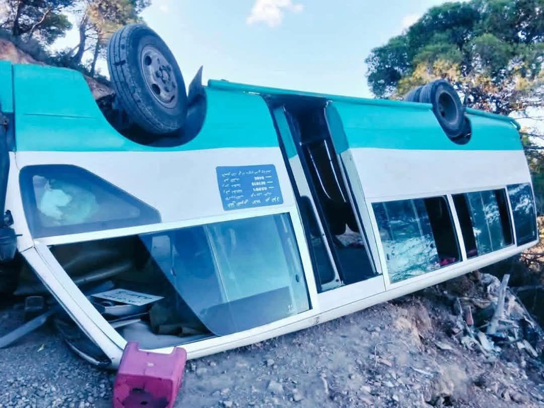 إصابة 14 طفلا في انقلاب حافلة خاصة بولاية الشلف الجزائرية